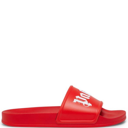 Palm Angels Red Sliders