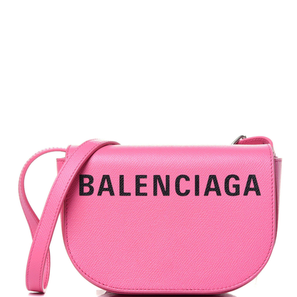 Balenciaga Pink Logo Ville Day Bag