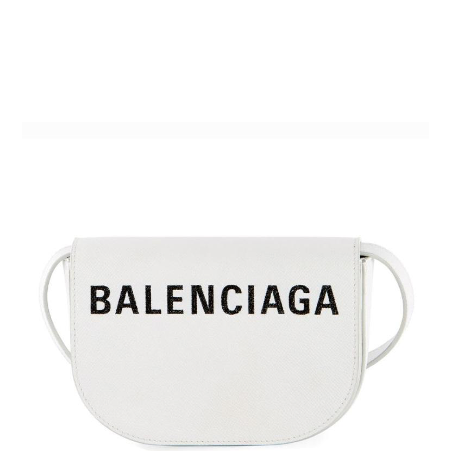 Balenciaga White Logo Ville Day Bag