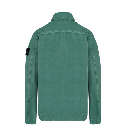 Stone Island Junior Zip Canvas Overshirt