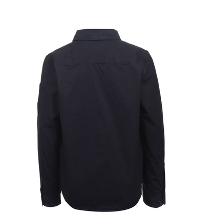Kids CP Company Lens Navy Overshirt