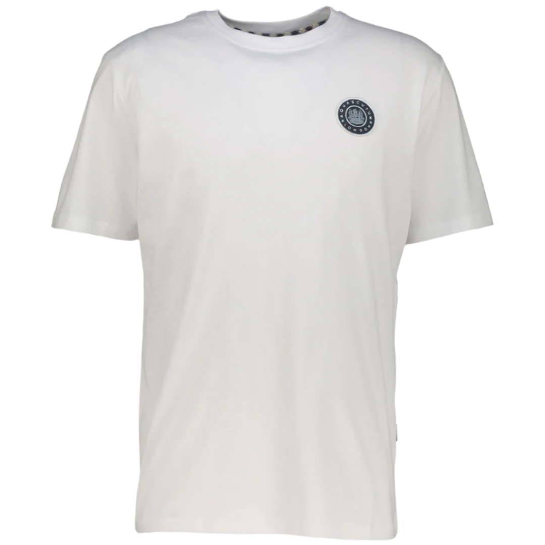Aquascutum White Logo T-Shirt