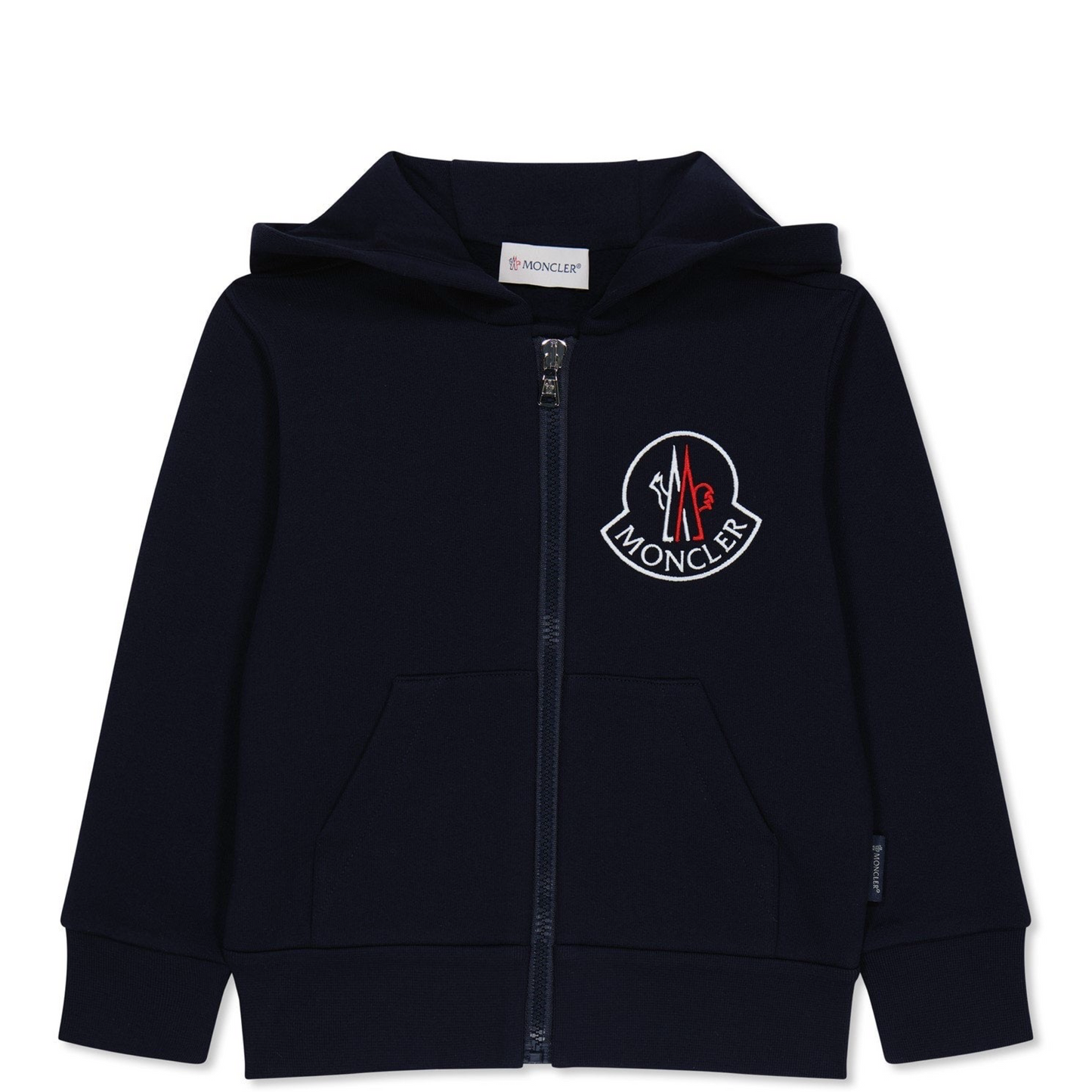 Kids Moncler Fleece Zip-Up Hoodie