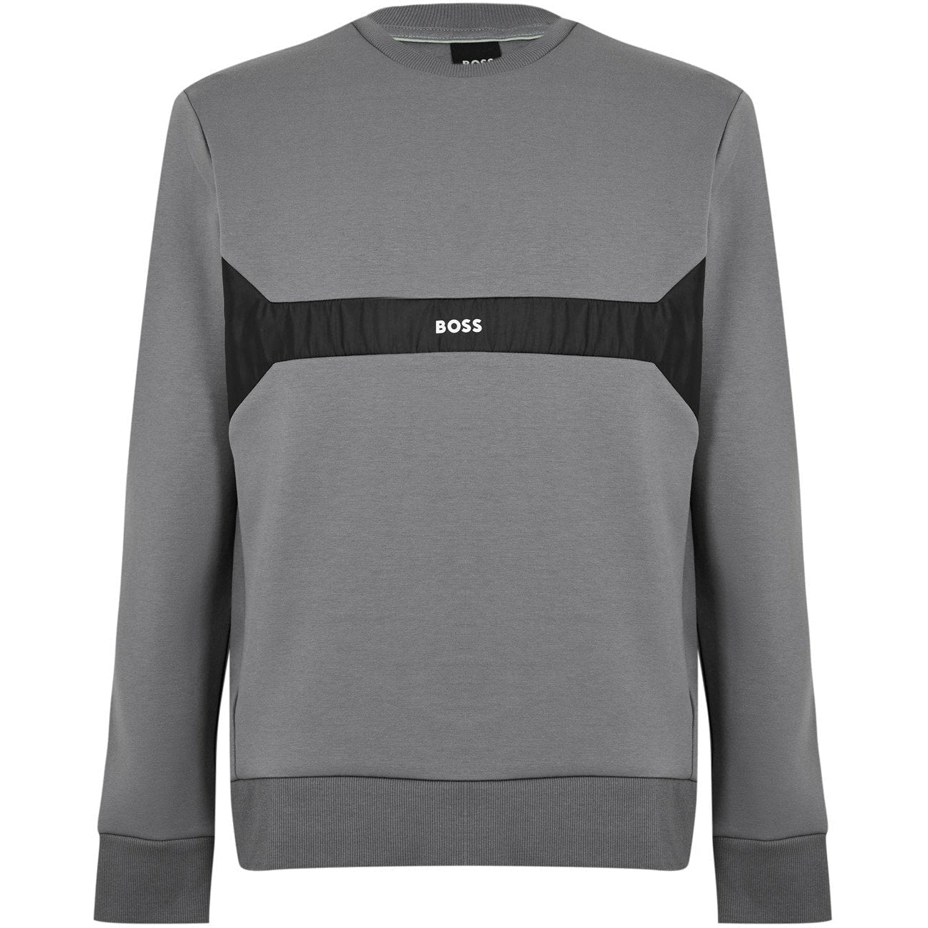BOSS Grey Small Logo Sweatshirt