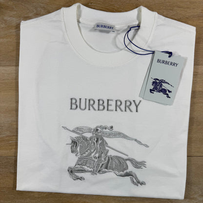 Burberry EKD Seth Knight T-Shirt in Chalk White