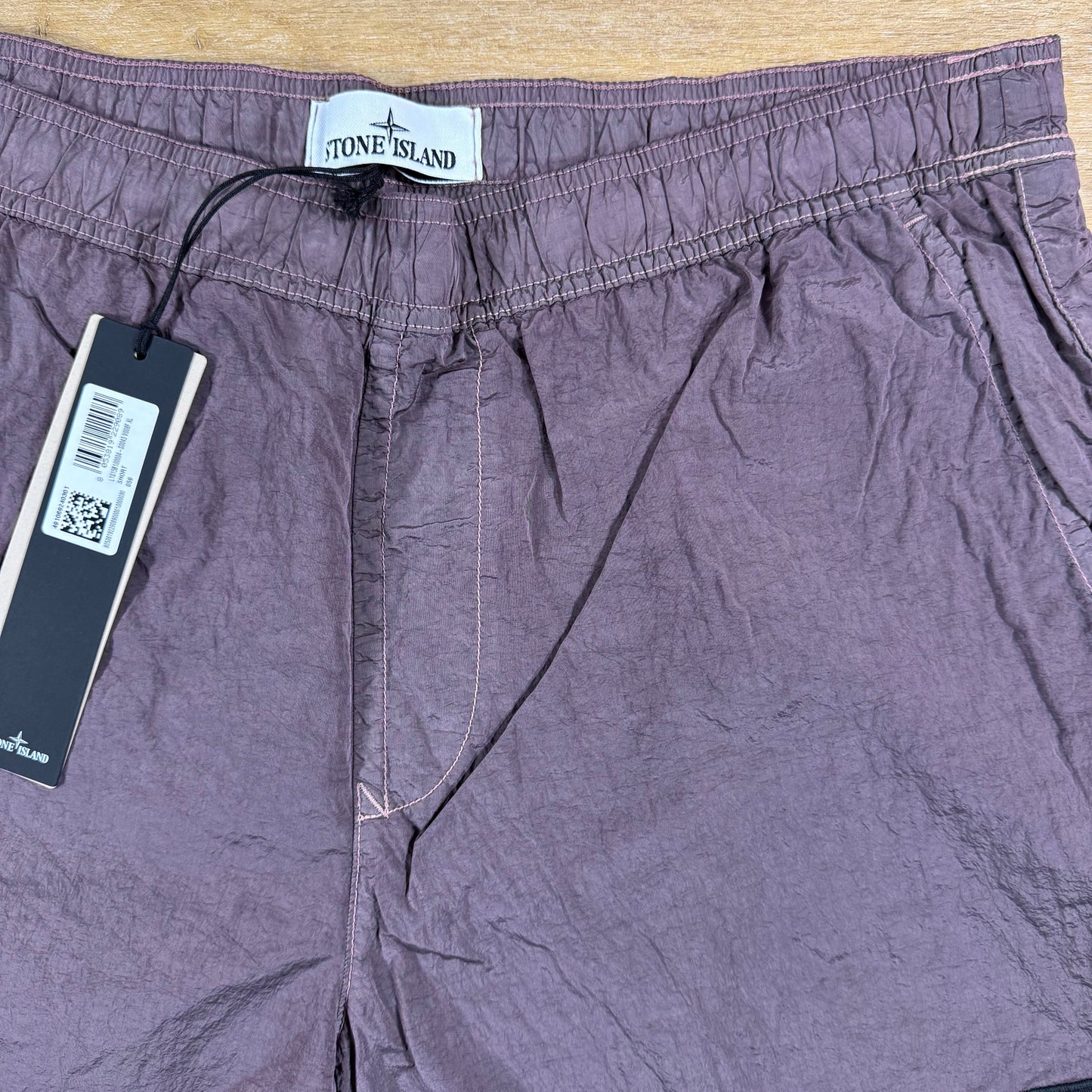Stone Island Nylon Metal Swim Shorts in Purple Grey
