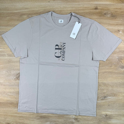 C.P. Company 30/1 Jersey T-Shirt in Dove