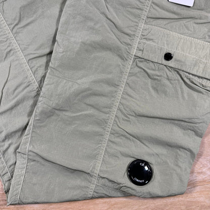 C.P. Company Chrome-R Cargo Lens Pants in Moss Gray - Green