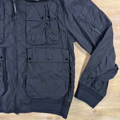 C.P. Company Chrome-R Goggle Jacket in Black