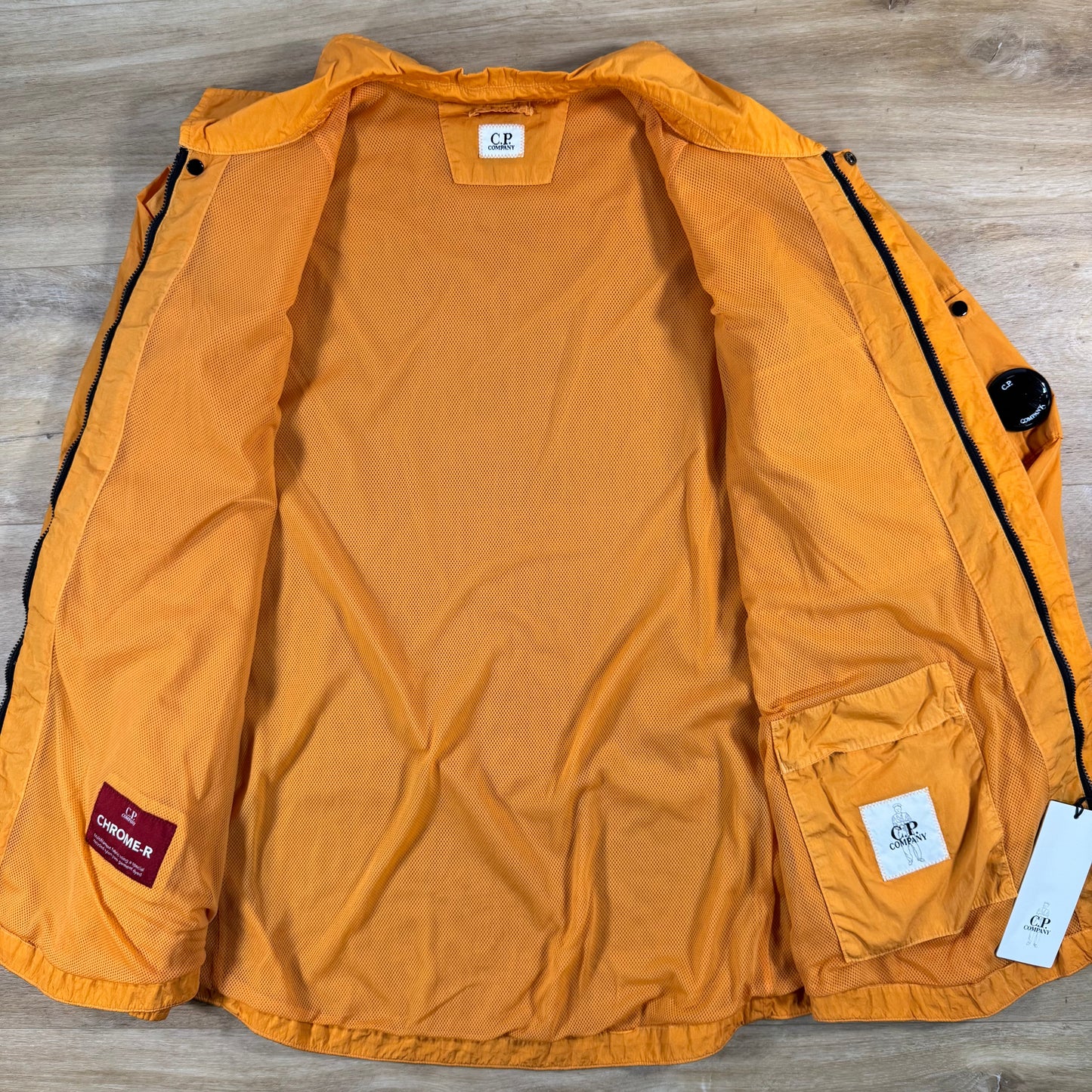 C.P. Company Chrome-R Lens Overshirt in Desert Sun - Orange