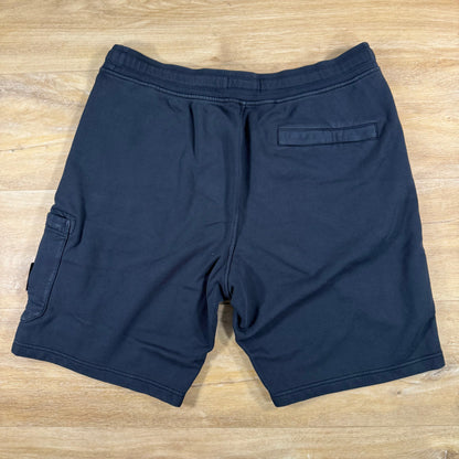 Stone Island Fleece Bermuda Shorts in Navy