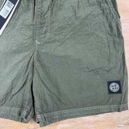 Stone Island Nylon Metal Swim Shorts in Military Green