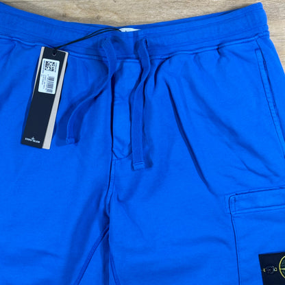 Stone Island Fleece Bermuda Shorts in Bright Blue