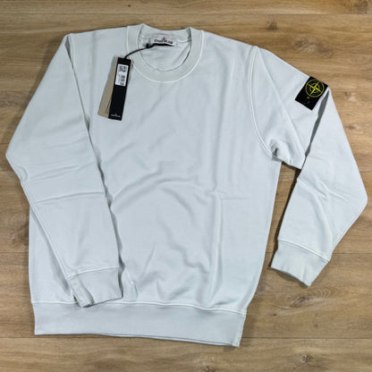 Stone Island Crewneck Fleece Sweatshirt in Sky Blue