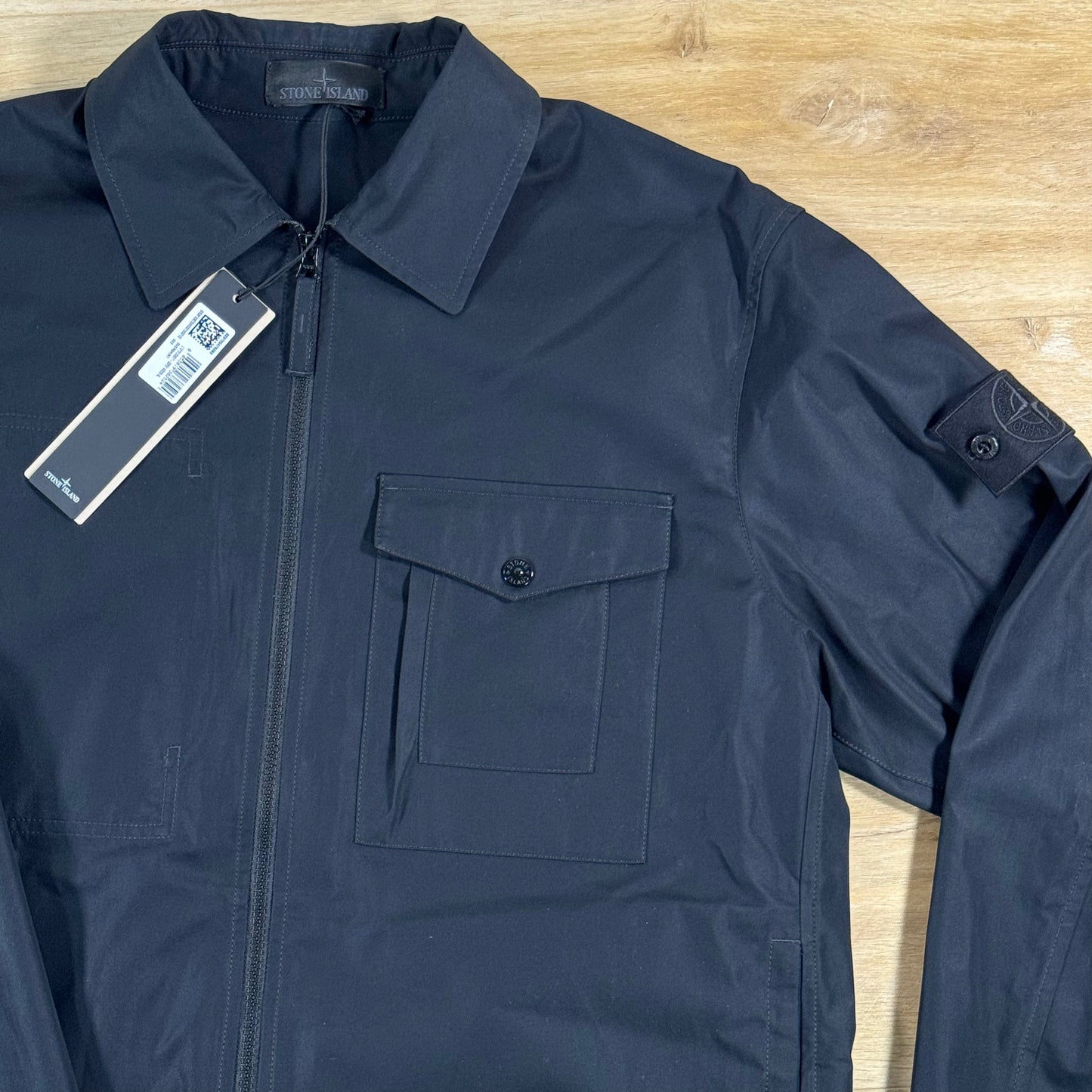 Stone Island Ghost Overshirt in Black
