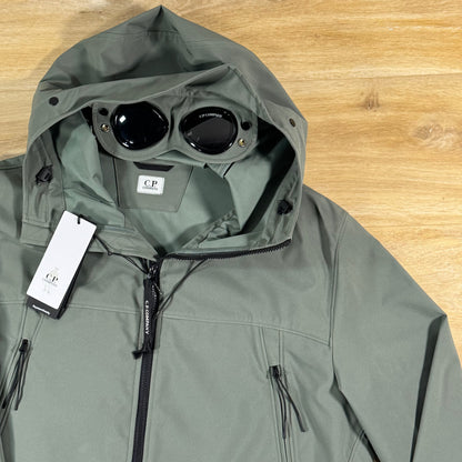 C.P. Company Shell-R Goggle Jacket in Laurel Wreath