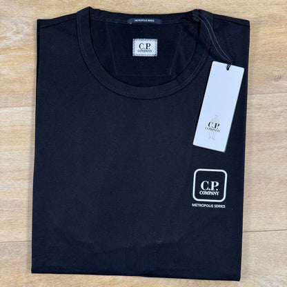C.P. Company Metropolis Series Reverse Print T-Shirt in Black