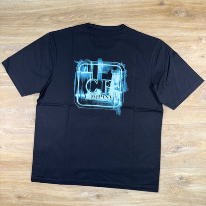 C.P. Company Metropolis Series Reverse Print T-Shirt in Black