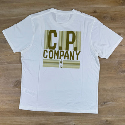 C.P. Company British Sailor T-Shirt in Gauze White