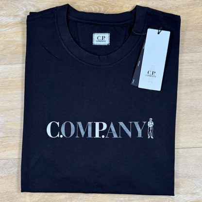 C.P. Company Chest Logo T-Shirt in Black