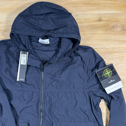 Stone Island Nylon Smerigliato-TC Short Hooded Parka in Navy