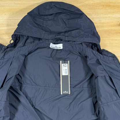 Stone Island Nylon Smerigliato-TC Short Hooded Parka in Navy