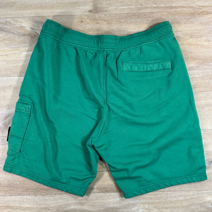 Stone Island Fleece Bermuda Shorts in Malachite - Green