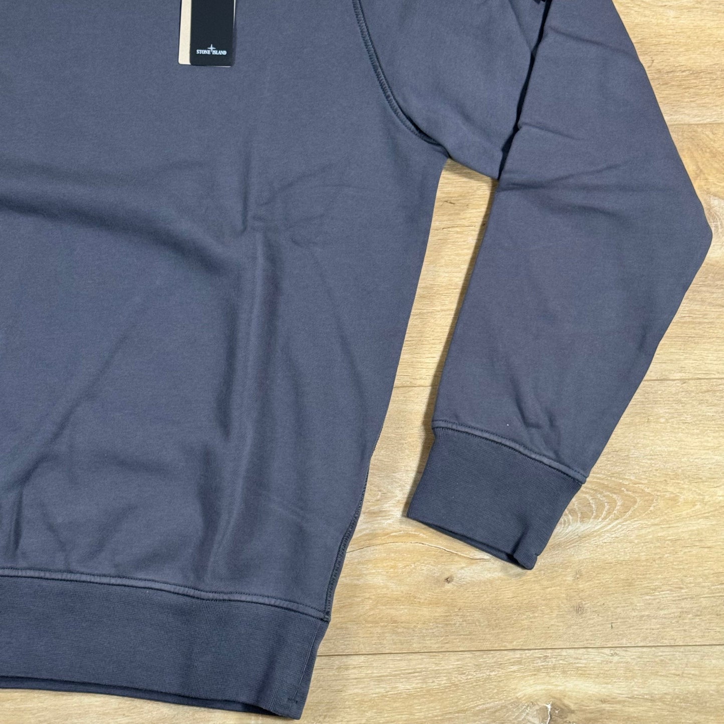 Stone Island Crewneck Fleece Sweatshirt in Blue Grey