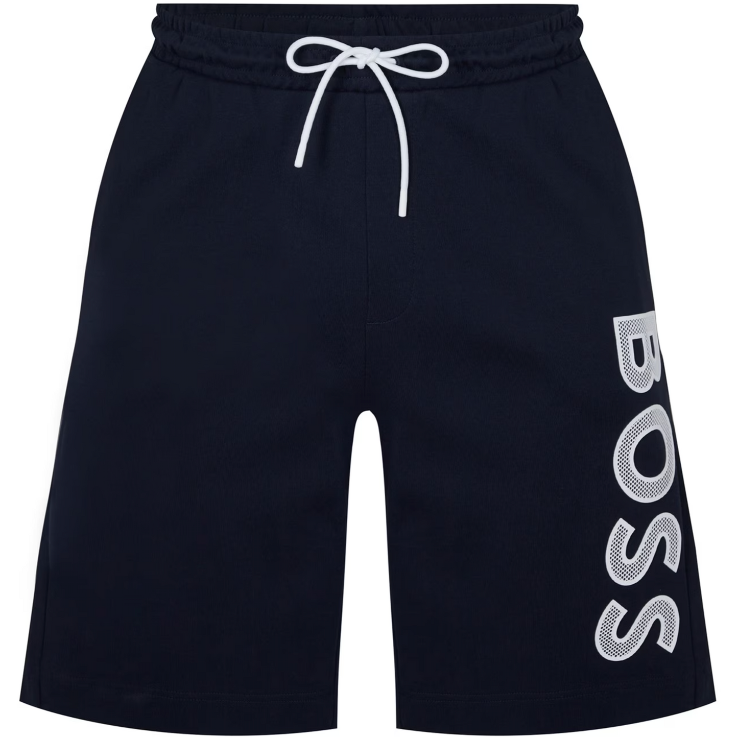 HUGO Navy Logo Sweatshorts