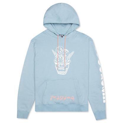 Bow Tie Hoodie - Celestial Blue