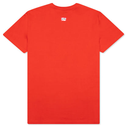 Butter Pecan S/S Tee - Fiery Red