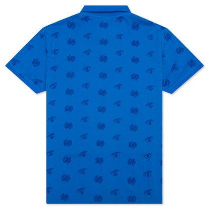 Cash Rules S/S Polo - Strong Blue