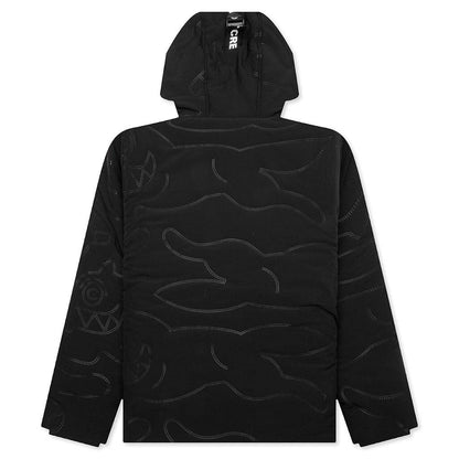 Deboss Jacket - Black