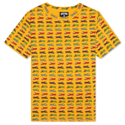 Kids Truffle S/S Knit - Gold Fusion