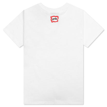 Kids Sammie S/S Tee - White