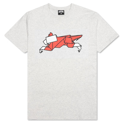 Origami S/S Tee - Light Heather Grey