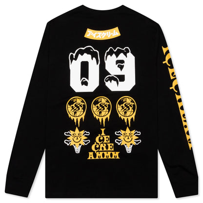 Peach L/S Knit - Black