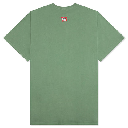 Snakey Cone S/S Tee - Hedge Green
