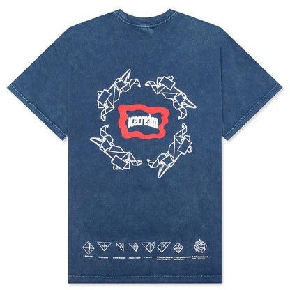 Start Over S/S Knit - Dark Blue