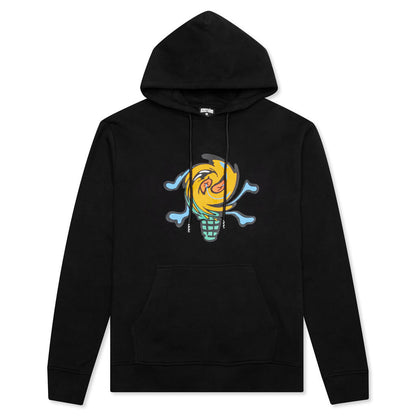 Swirl Hoodie - Black
