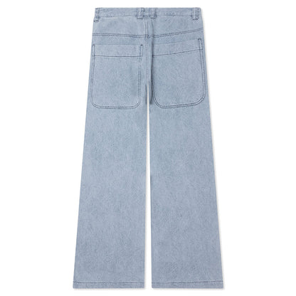 Indigo Wide Leg Pant - Light Indigo