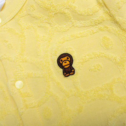 Infant's All Baby Milo Pile Rompers - Yellow