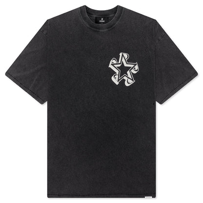 Initial Star T-Shirt - Vintage Grey