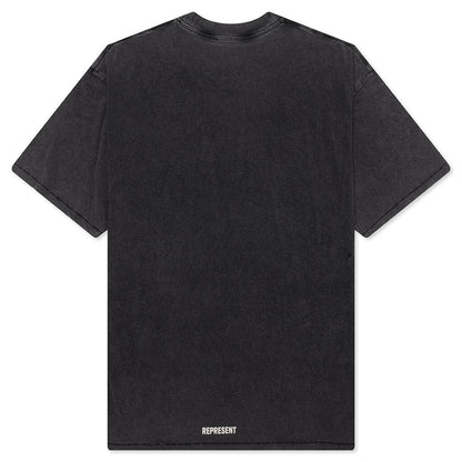 Initial Star T-Shirt - Vintage Grey