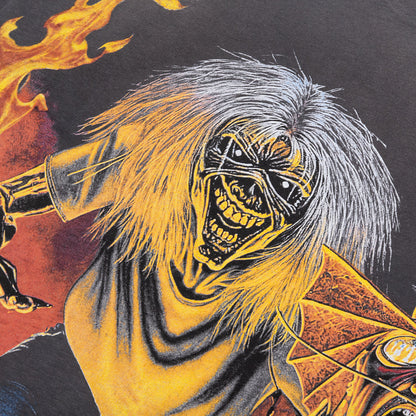 Represent x Iron Maiden Number Of The Beast Long Sleeve T-Shirt - Sunfade Grey