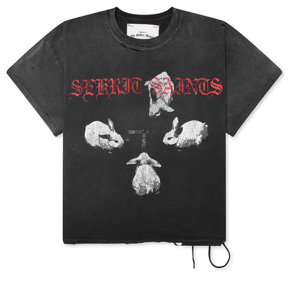 Iron Bunny T-Shirt - Vintage Black