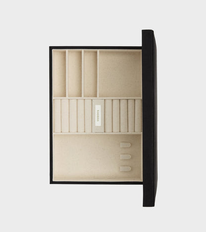 Jewelry Case Moiré Black