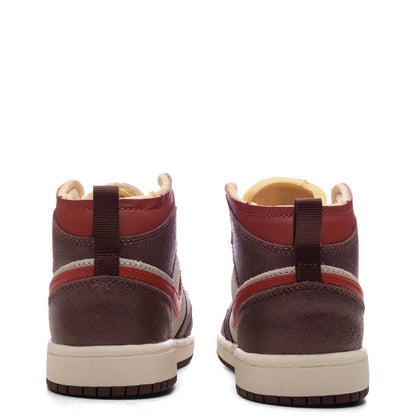 Jordan 1 Mid SE (PS) - Coconut Milk/Varsity Red/Dark Pony