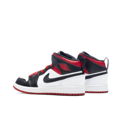 Air Jordan 1 Mid (PS) - White/Gym/Black