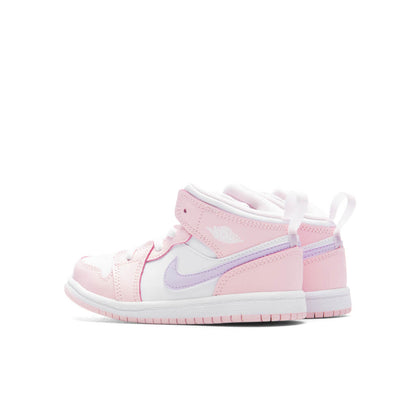 Jordan 1 Mid (TD) - Pink Wash/Violet Frost/White